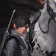 Clive Rosfield stands next to an animal that looks a lot like a griffin in Final Fantasy 16, Square Enix RPG coming to PS5.